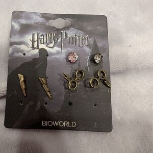 ❄️❄️ 5/$20❄️❄️ Bioworld Harry Potter Stud Pierced Earrings 3 Pairs